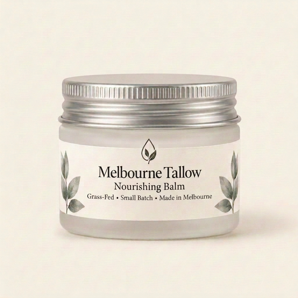 Nourishing Balm — Natural Vitamin E in smoked glass packaging